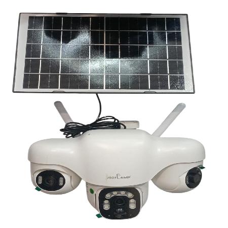 JSOT 4G Solar Triple Lens 360° PTZ Security Camera