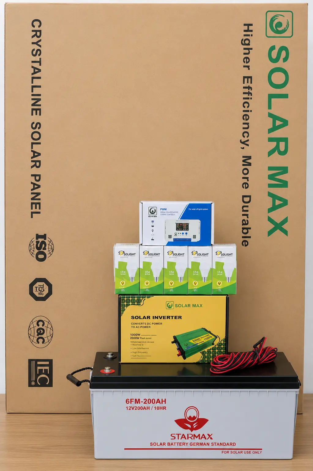 STARMAX 300W Solar Full Kit